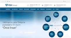Desktop Screenshot of pdr.com.tr