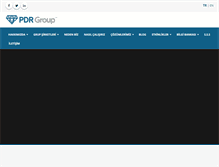 Tablet Screenshot of pdr.com.tr